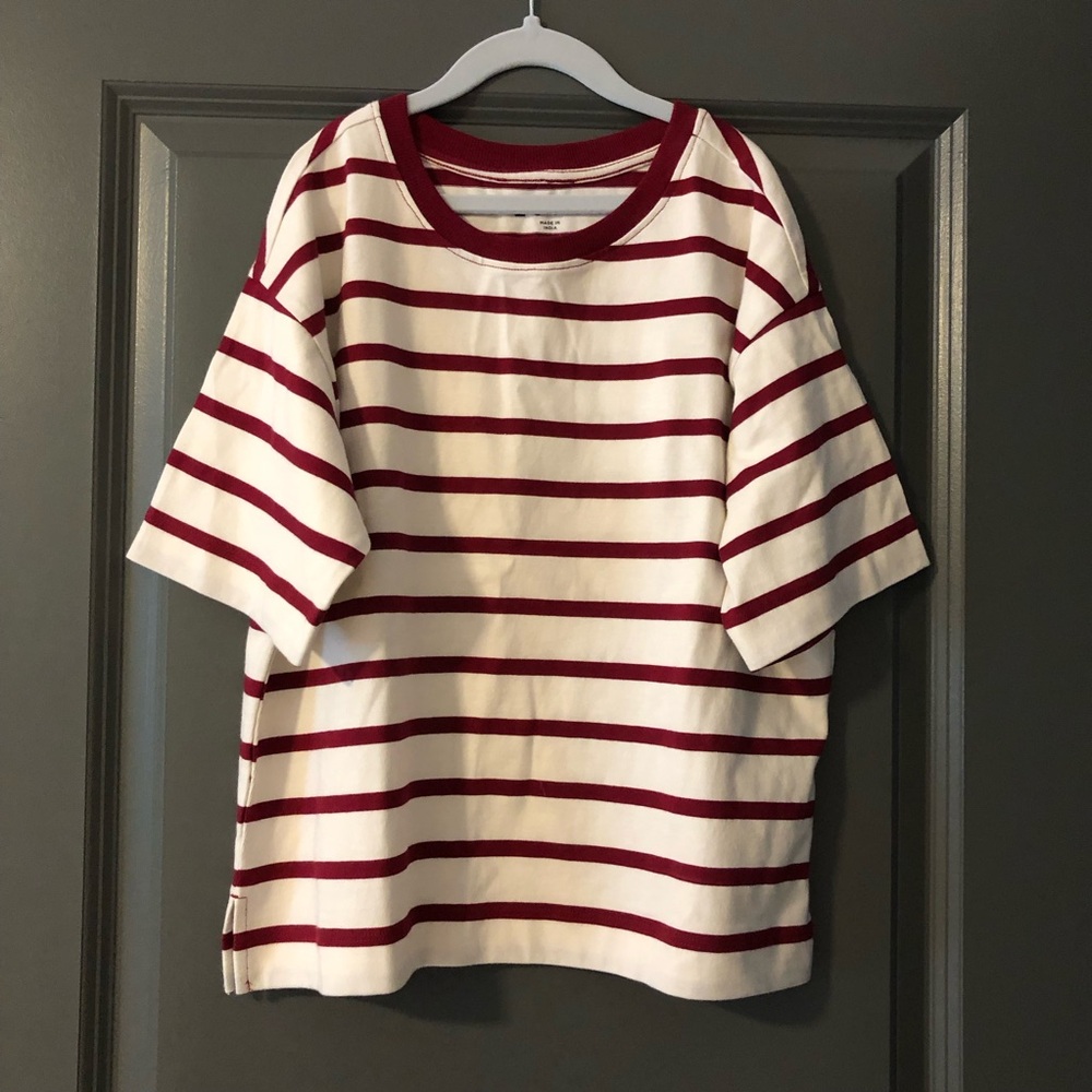 LOFT Striped Modern Tee